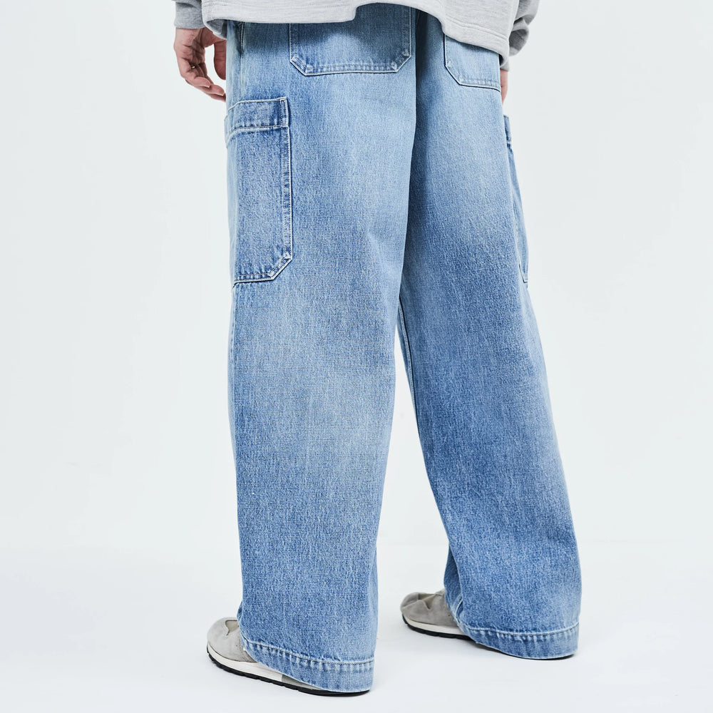 
                  
                    SELVAGE DENIM CARGO PANTS LIGHT FADE
                  
                