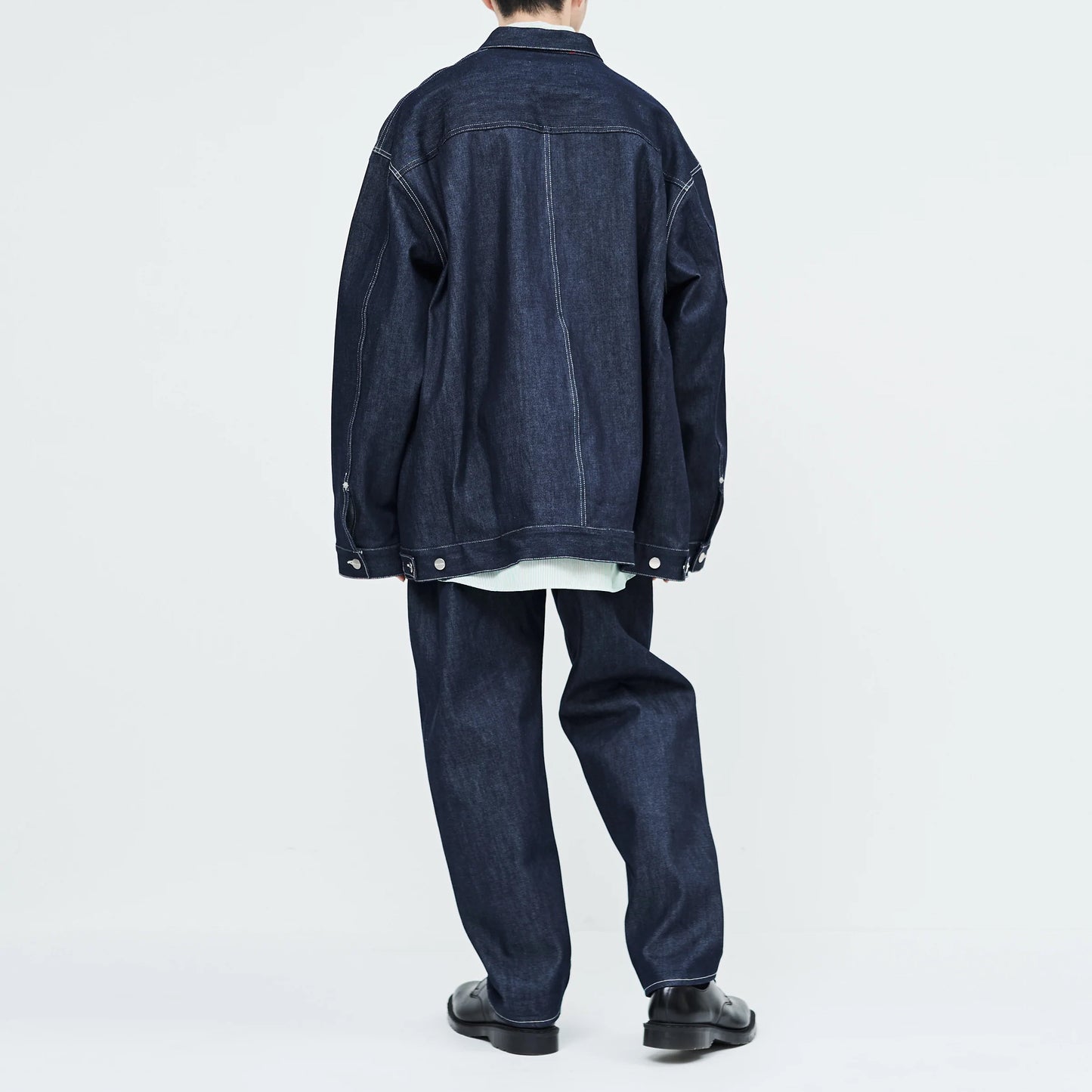 
                  
                    SELVAGE DENIM FIVE POCKET TAPERED PANTS RIGID
                  
                