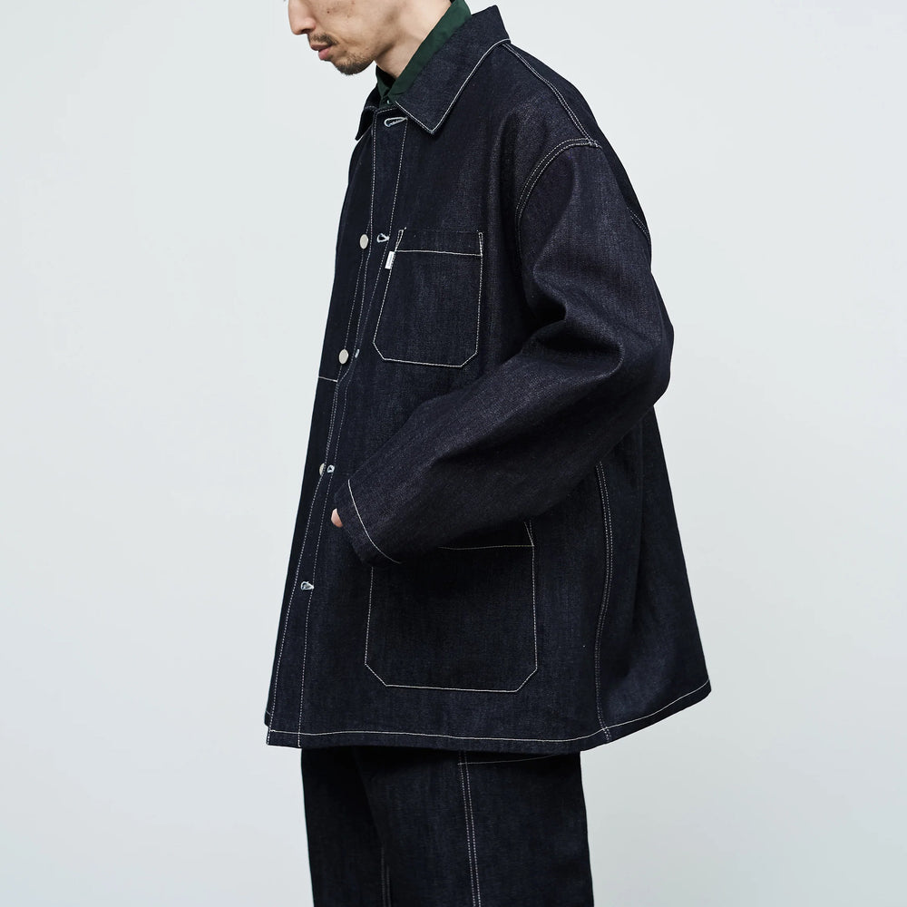 SELVAGE DENIM COVERALL RIGID – OBLIGE