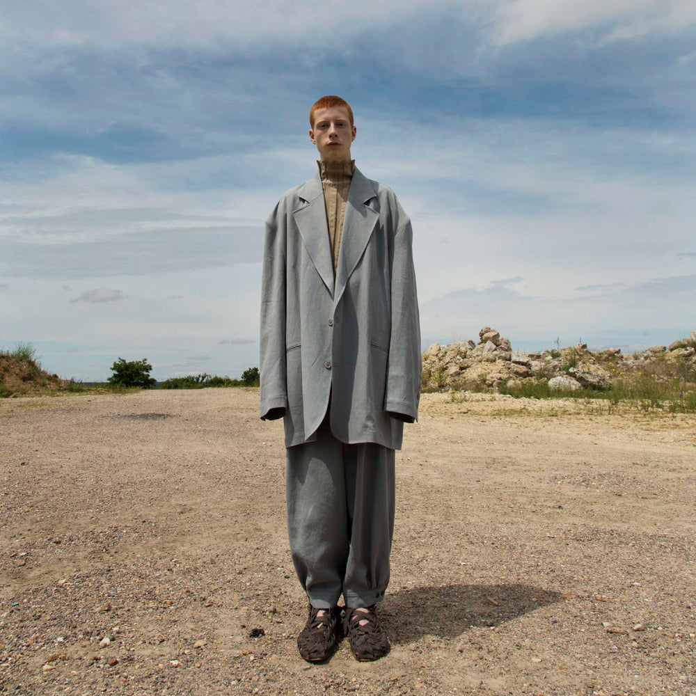 【日本入手困難】Single-breasted wool blend jacket ジャケット セール】【SUSTAINABLE】BOXY SINGLE BREASTED JACKET