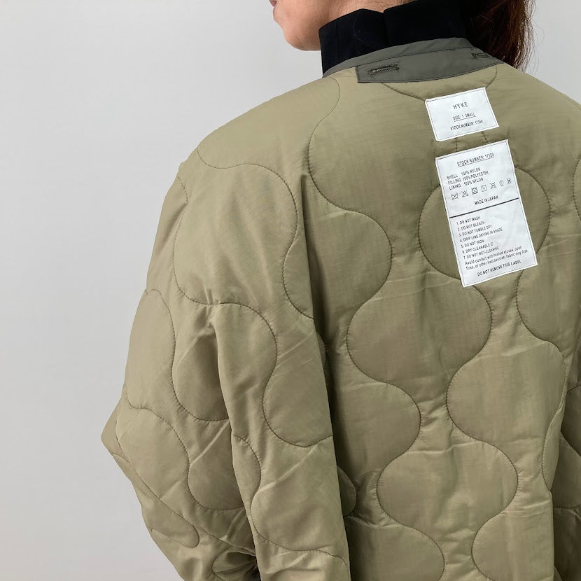 HYKE QUILTED BIG LINER JACKET