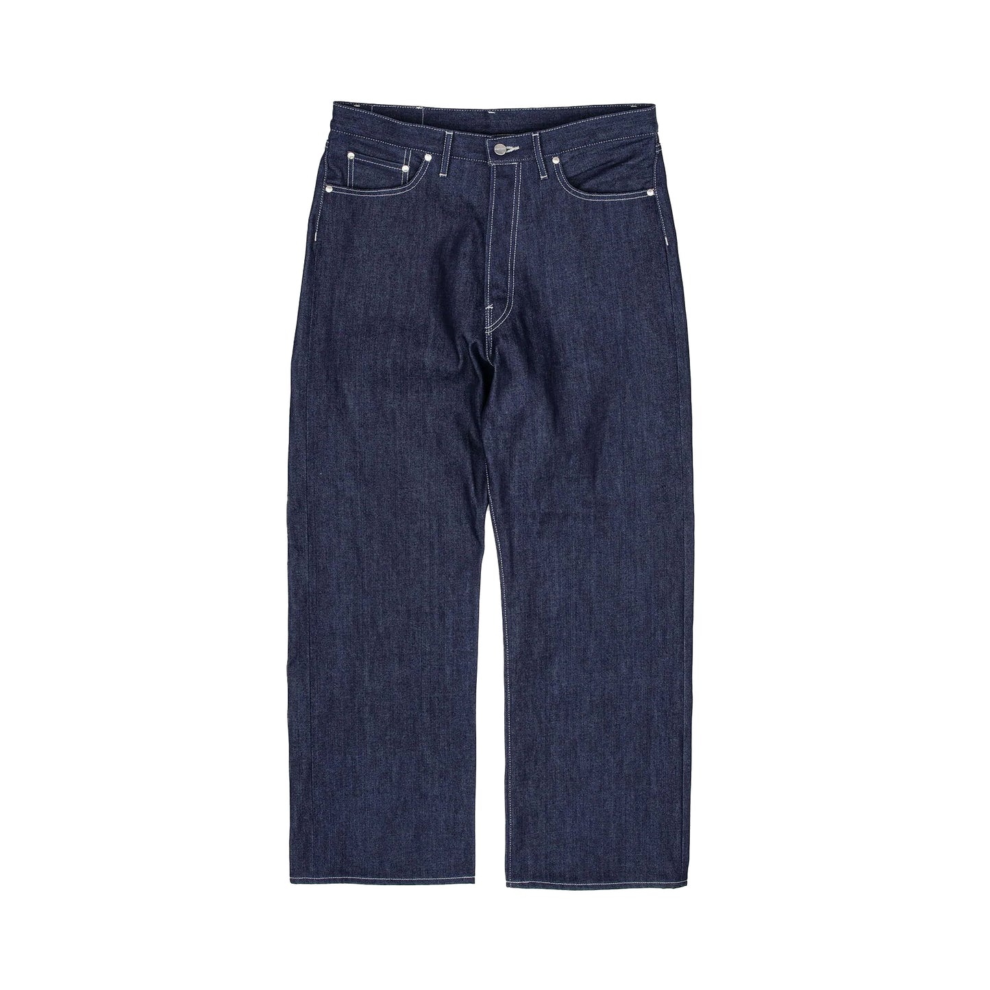 
                  
                    SELVAGE DENIM FIVE POCKET WIDE STRAIGHT PANTS RIGID
                  
                