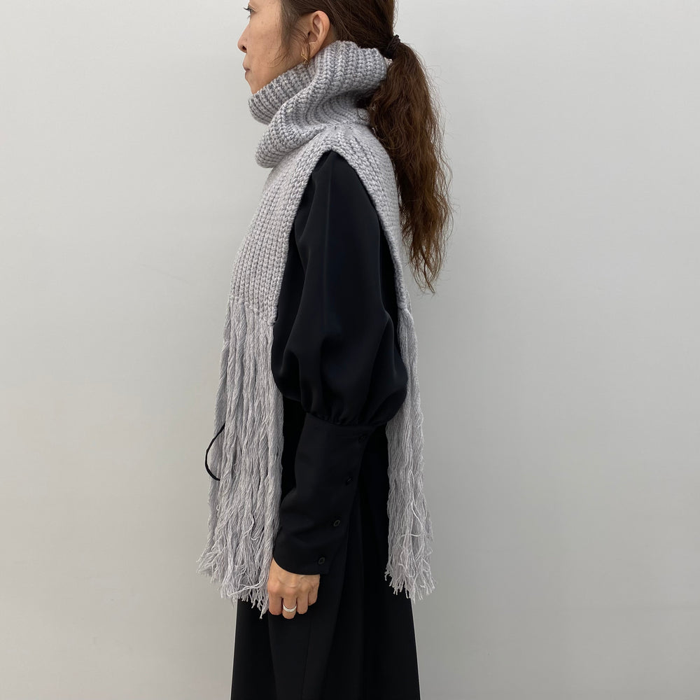 
                  
                    RIBBED SWEATER NECK WARMER-NAVY
                  
                