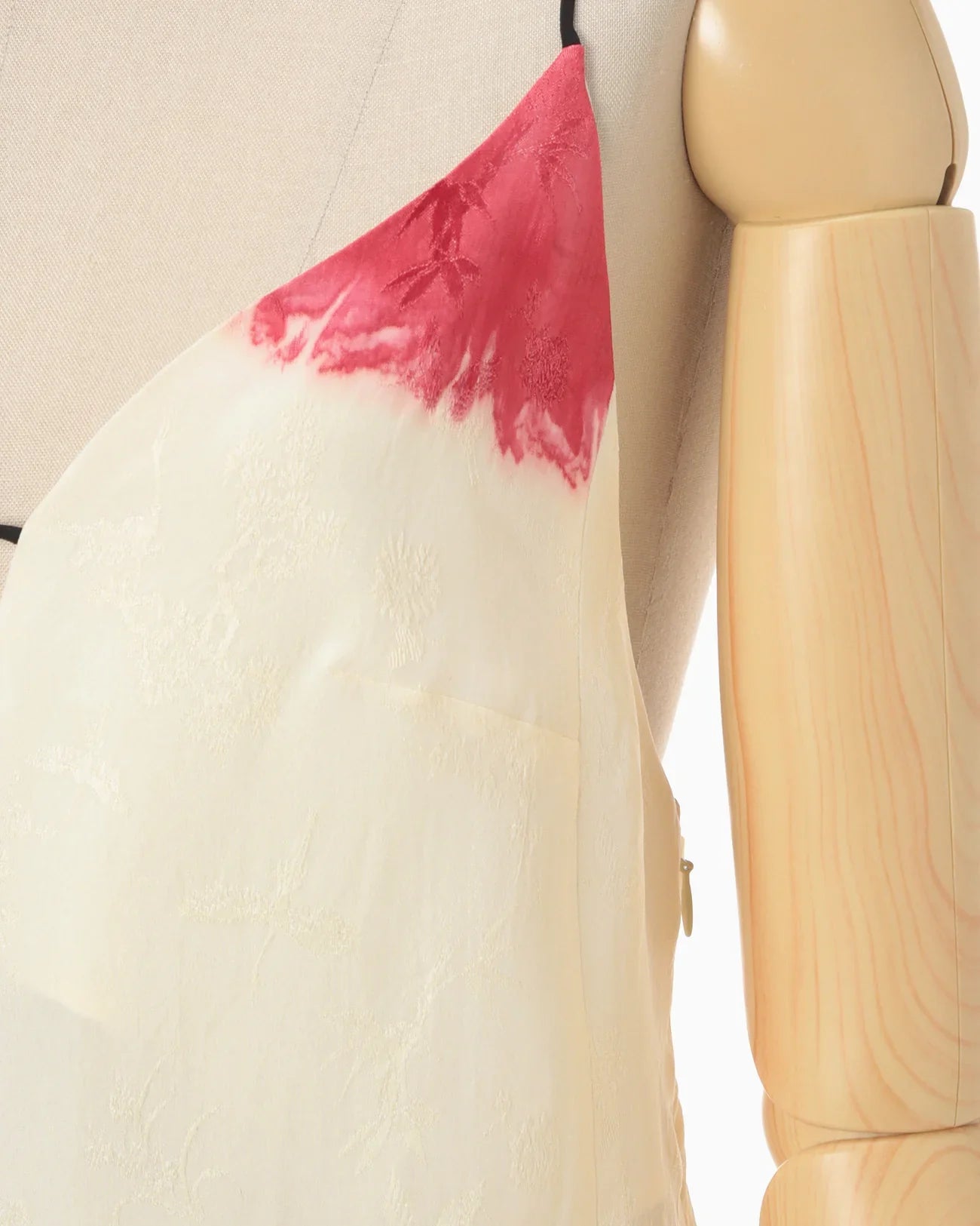 Crane Pattern Jacquard Hand-Dyed Slip Dress – OBLIGE