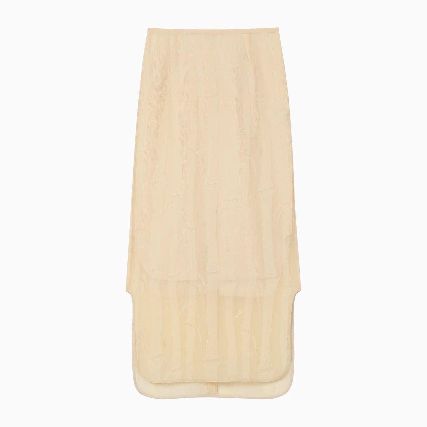 
                  
                    Bamboo Motif Willow Jacquard Sheer Skirt
                  
                