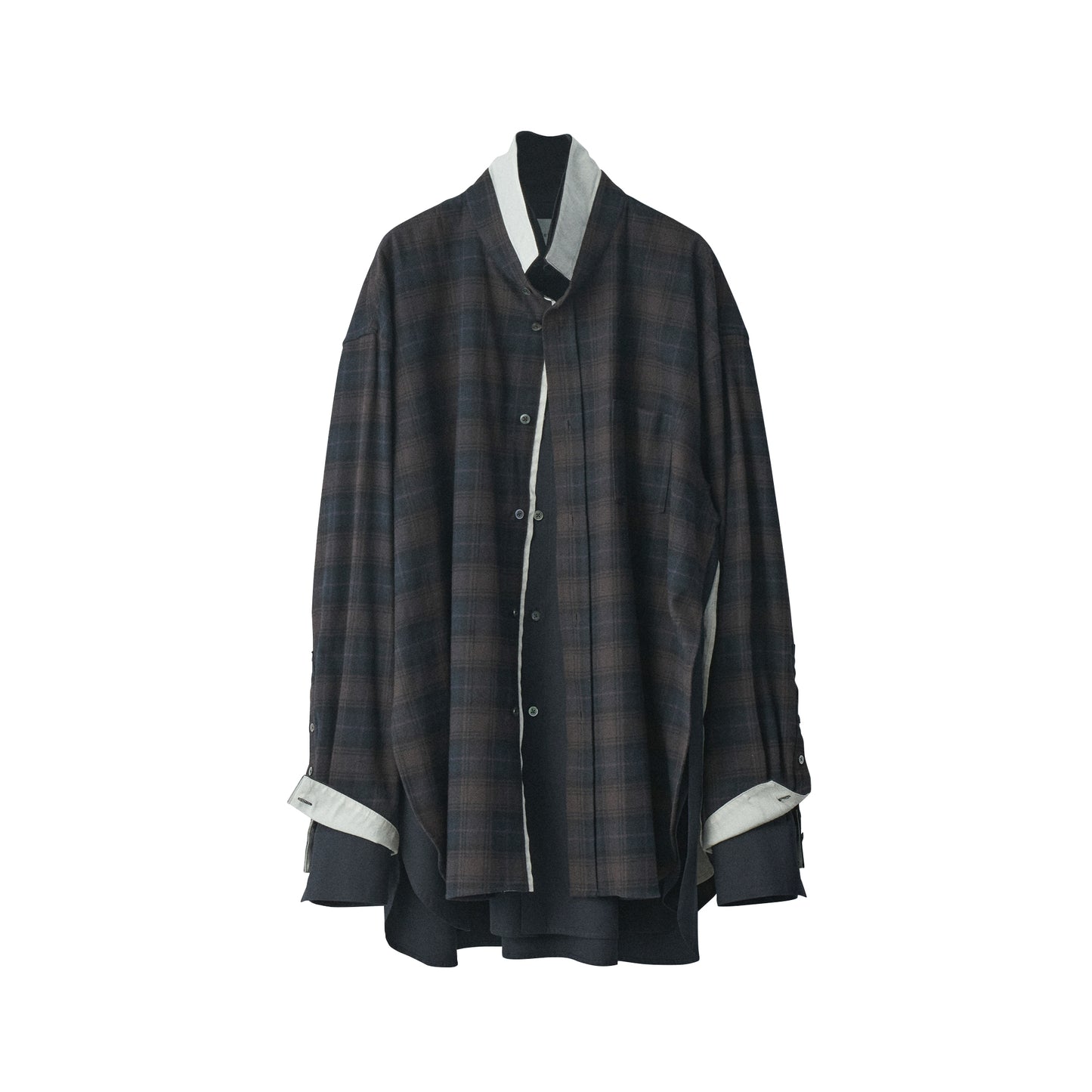 
                  
                    OVERSIZED LAYERED FLANNEL SHIRT
                  
                