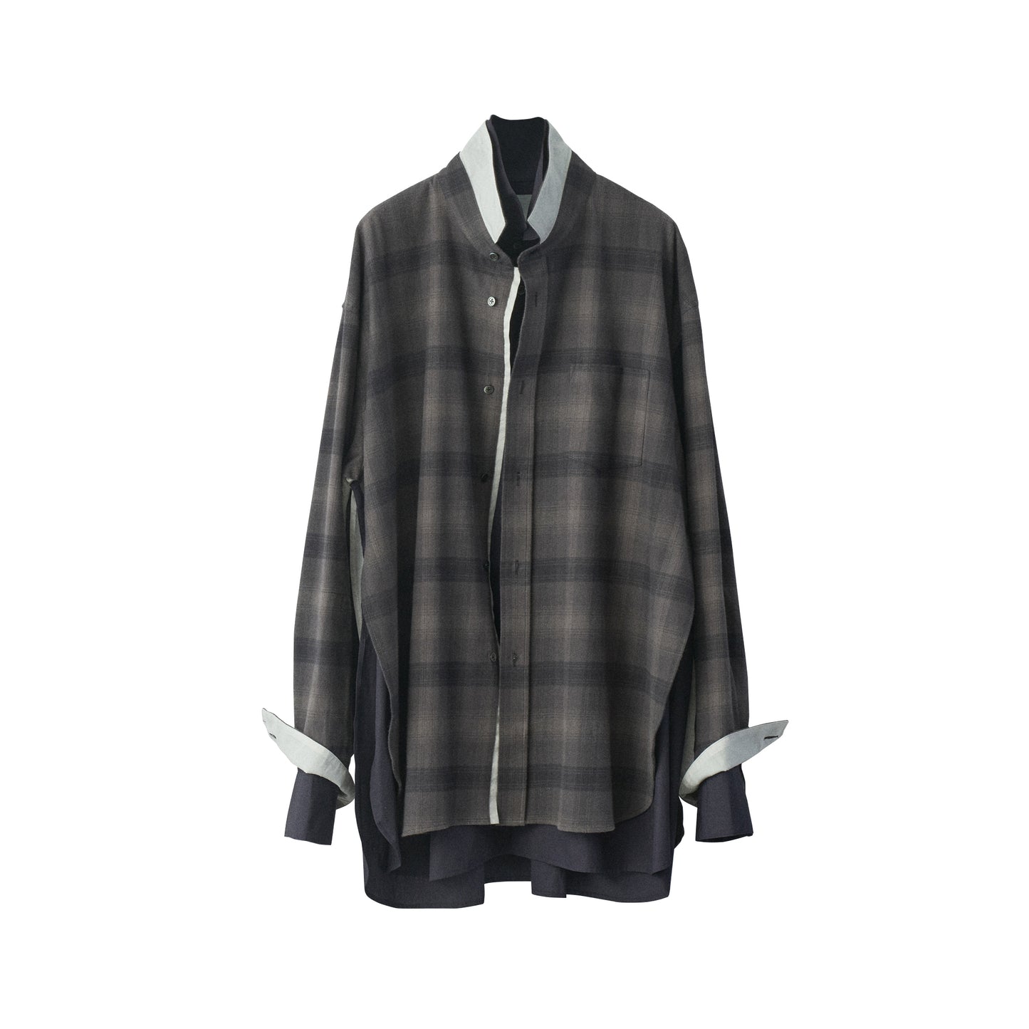 
                  
                    OVERSIZED LAYERED FLANNEL SHIRT
                  
                