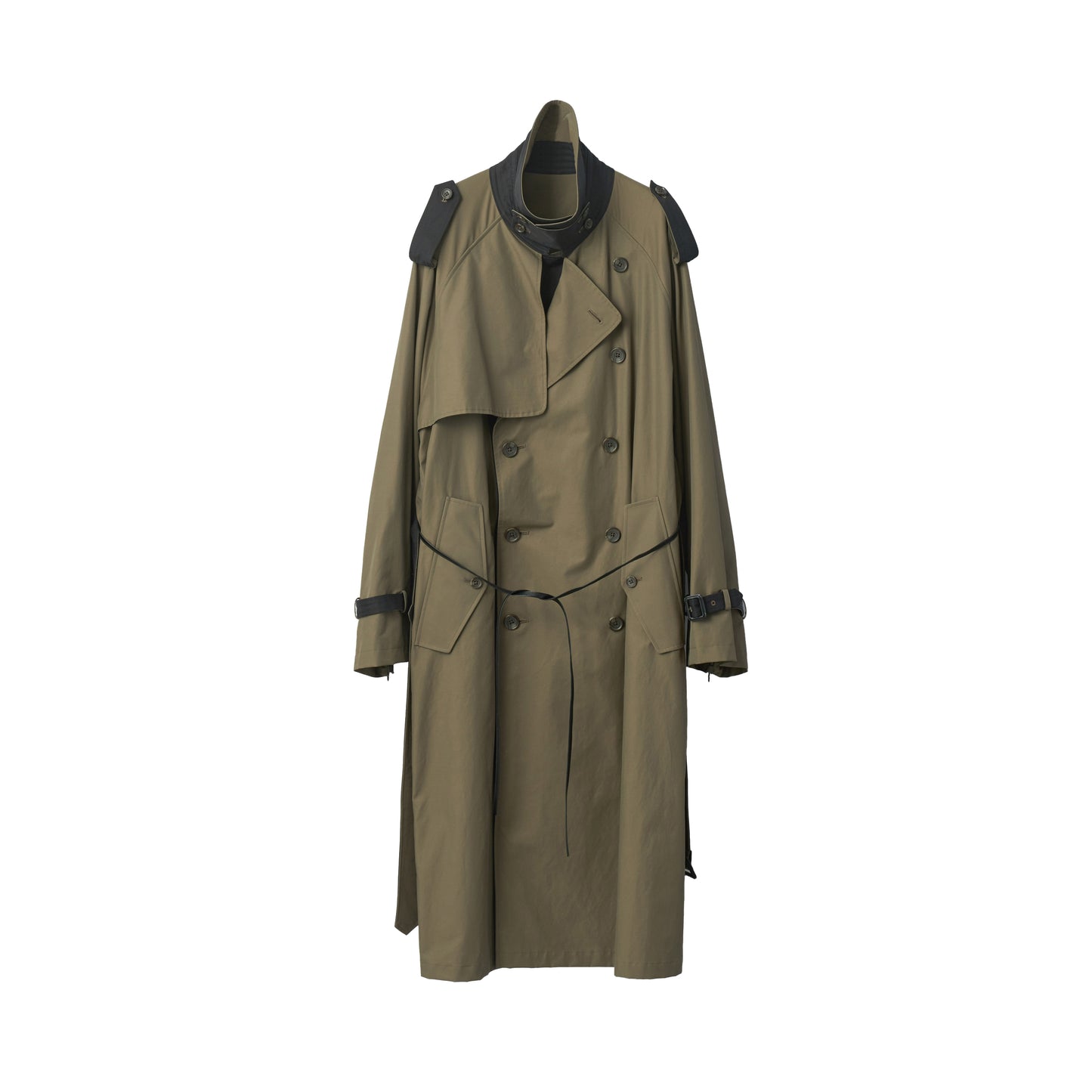 OVERSIZED CONTRAST TRENCH COAT – OBLIGE