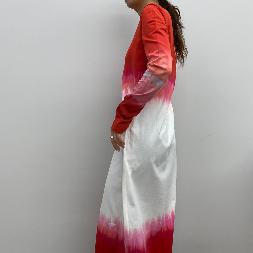 Shibori Tie-Dyed Cotton Jersey Dress – OBLIGE