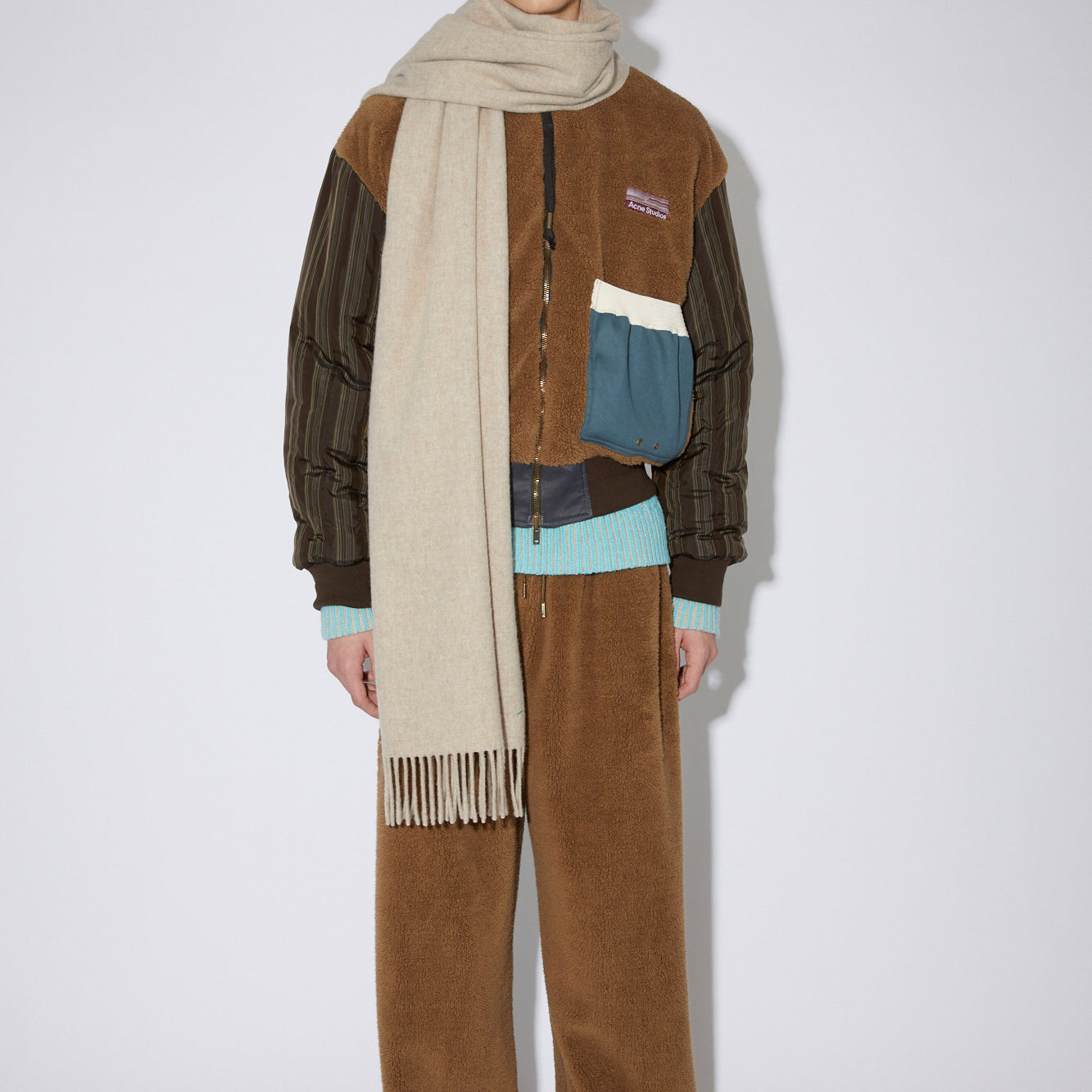 
                  
                    WOOL FRINGE SCARF
                  
                