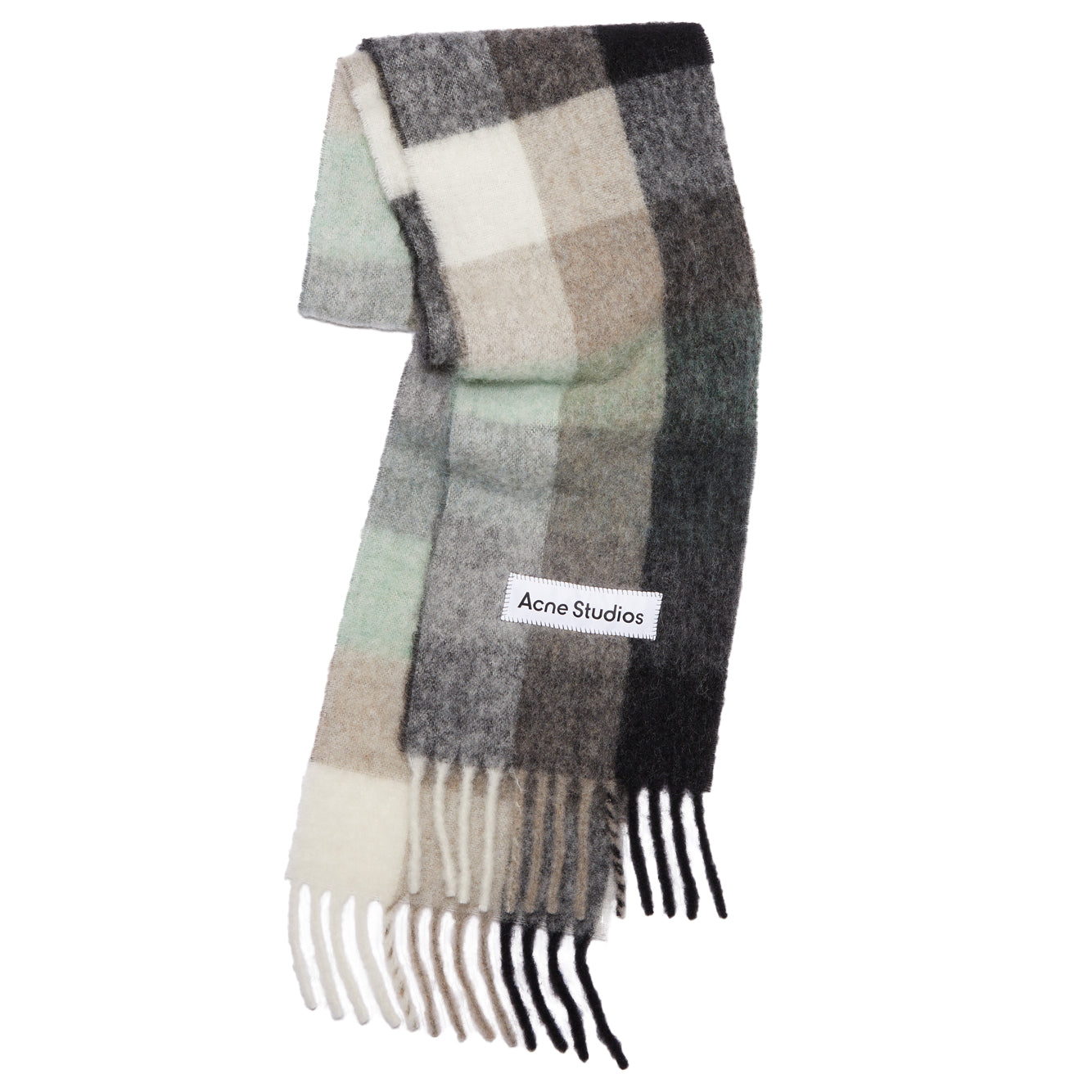 
                  
                    MOHAIR CHECK SCARF
                  
                