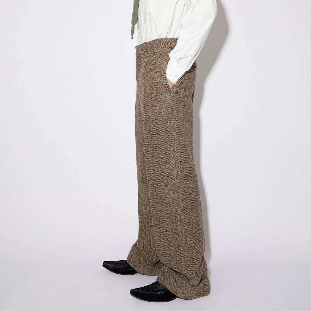 shiun WOOL TWEED TROUSERS Sサイズ shiun(シウン) ONLINE STORE / WOOL TWEED TROUSERS