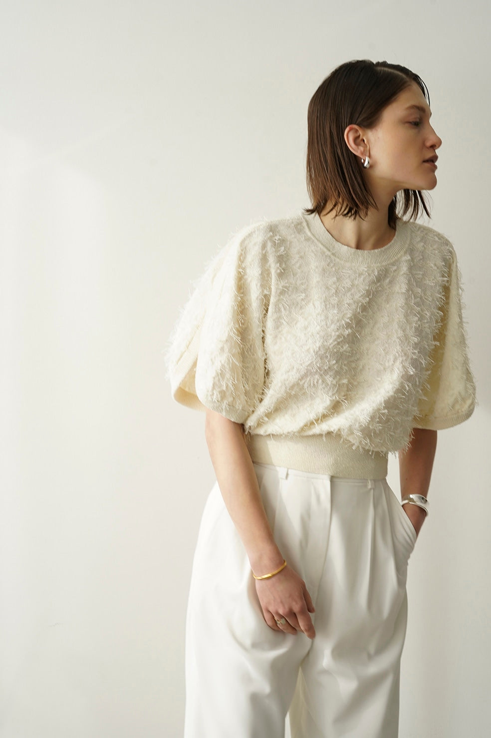 
                  
                    FRINGE ARCH SLEEVE KNIT TOPS
                  
                