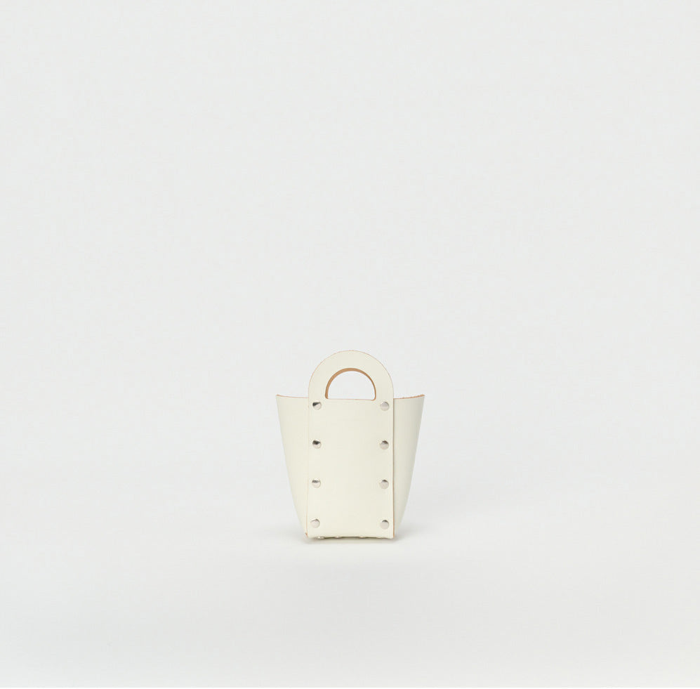 assemble daikei hand bag S WHITE